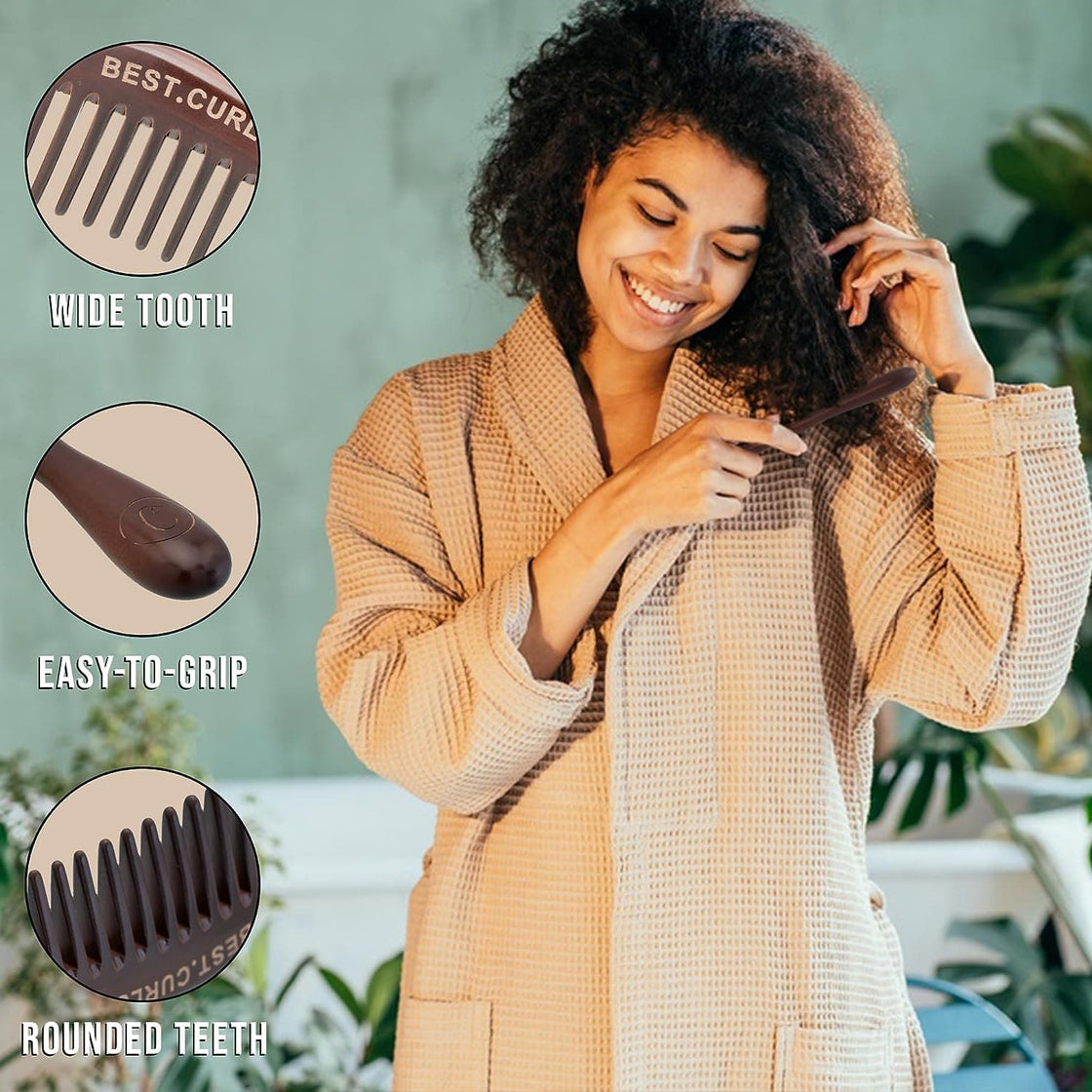 Wide-Tooth Comb