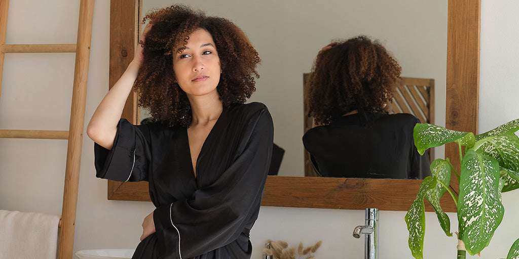 Weekly curly hair maintenance routine