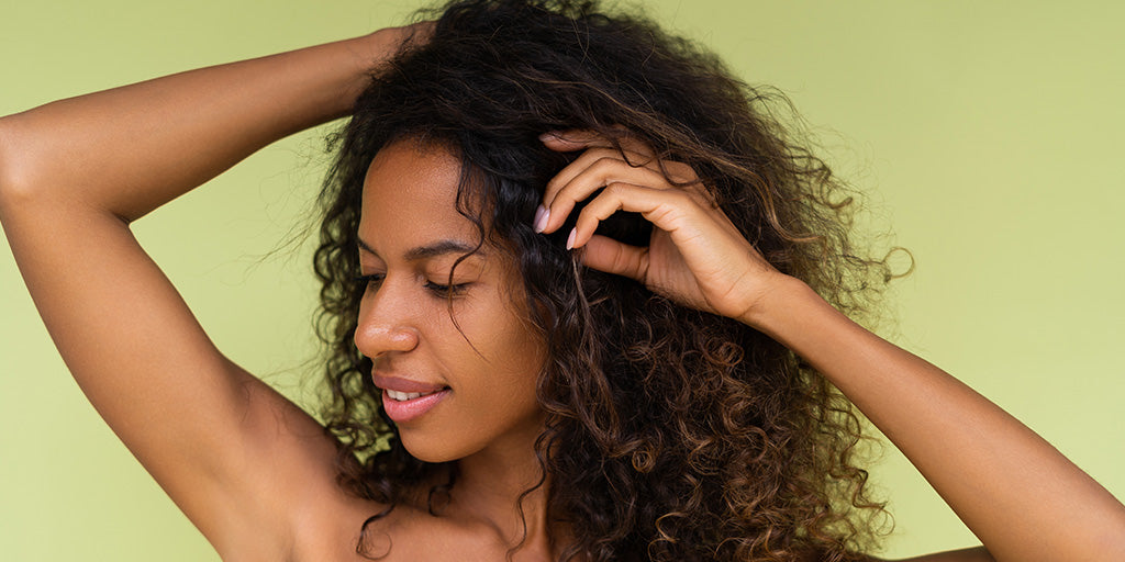 Compatibility of curl cream with dry hair