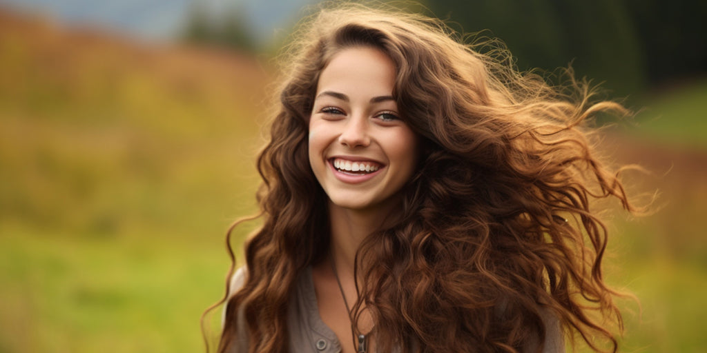 frizzy natural wavy hair
