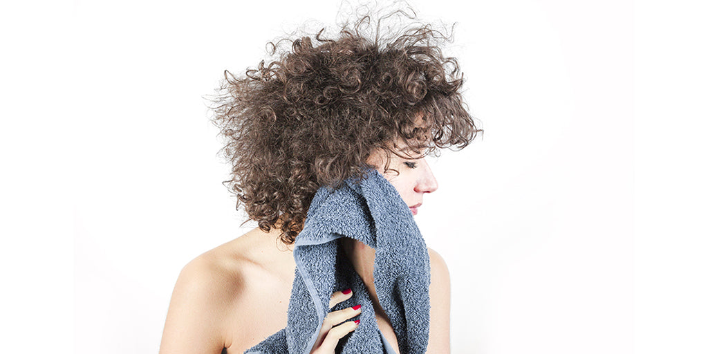 how to get rid of frizzy hair after a shower