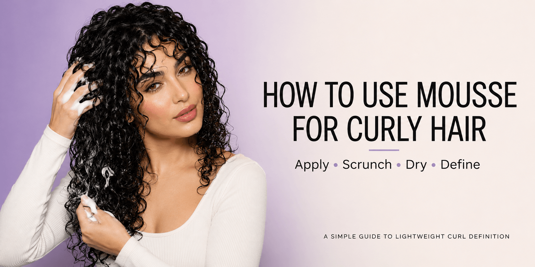 How to Use Hair Mousse for Curly Hair