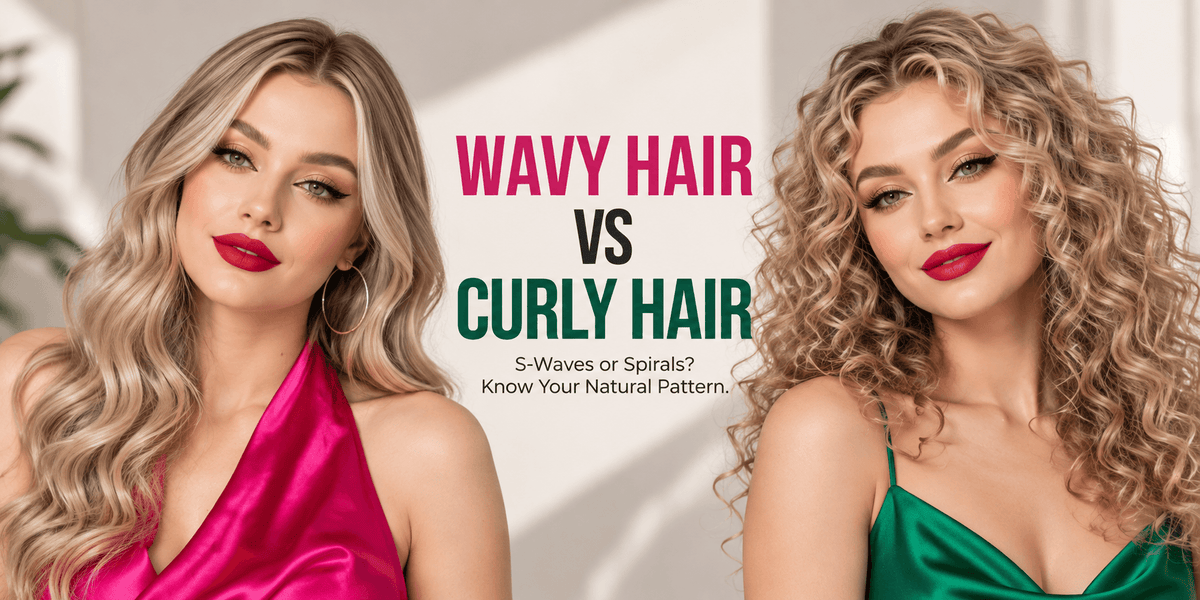 Wavy Hair vs Curly Hair