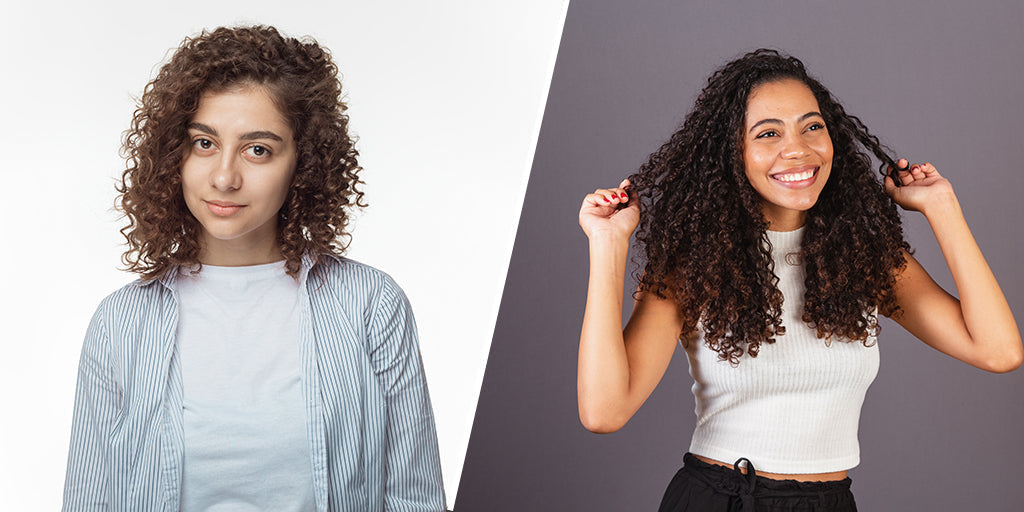 loose curls vs tight curls