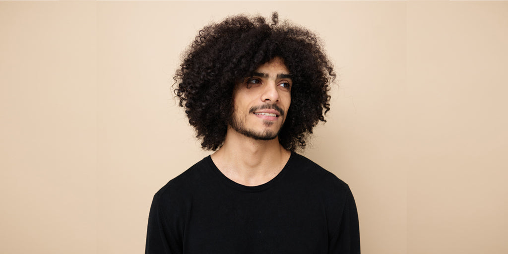 men curly hair products