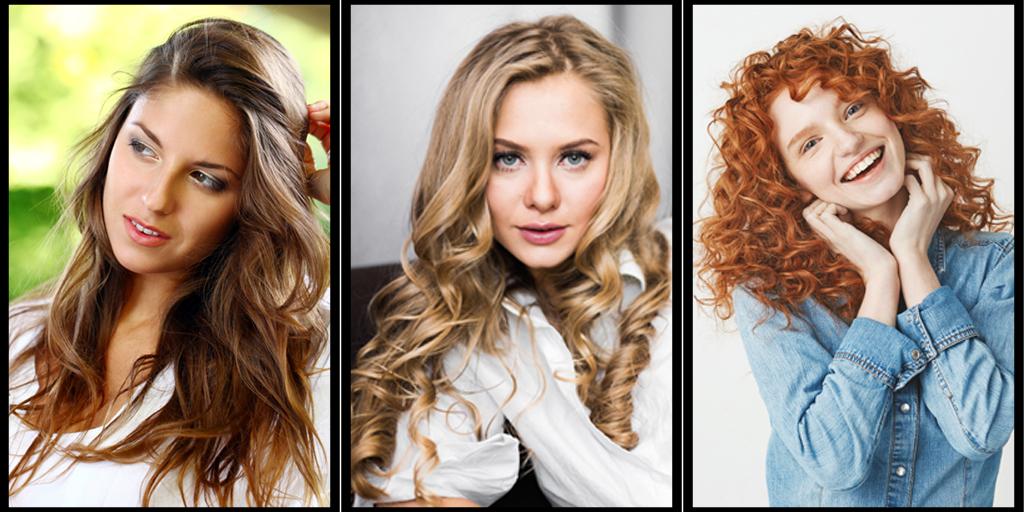 types of wavy hair female