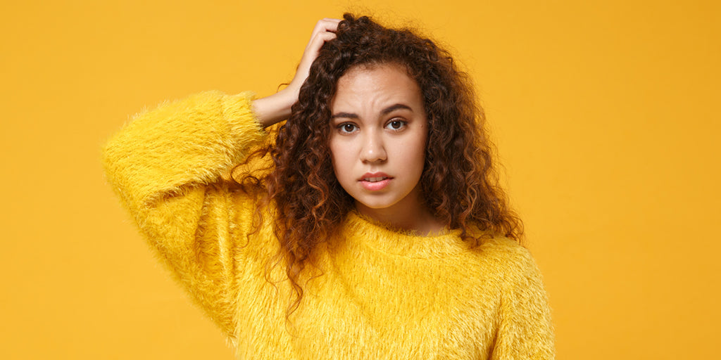 Unhealthy Curly Hair