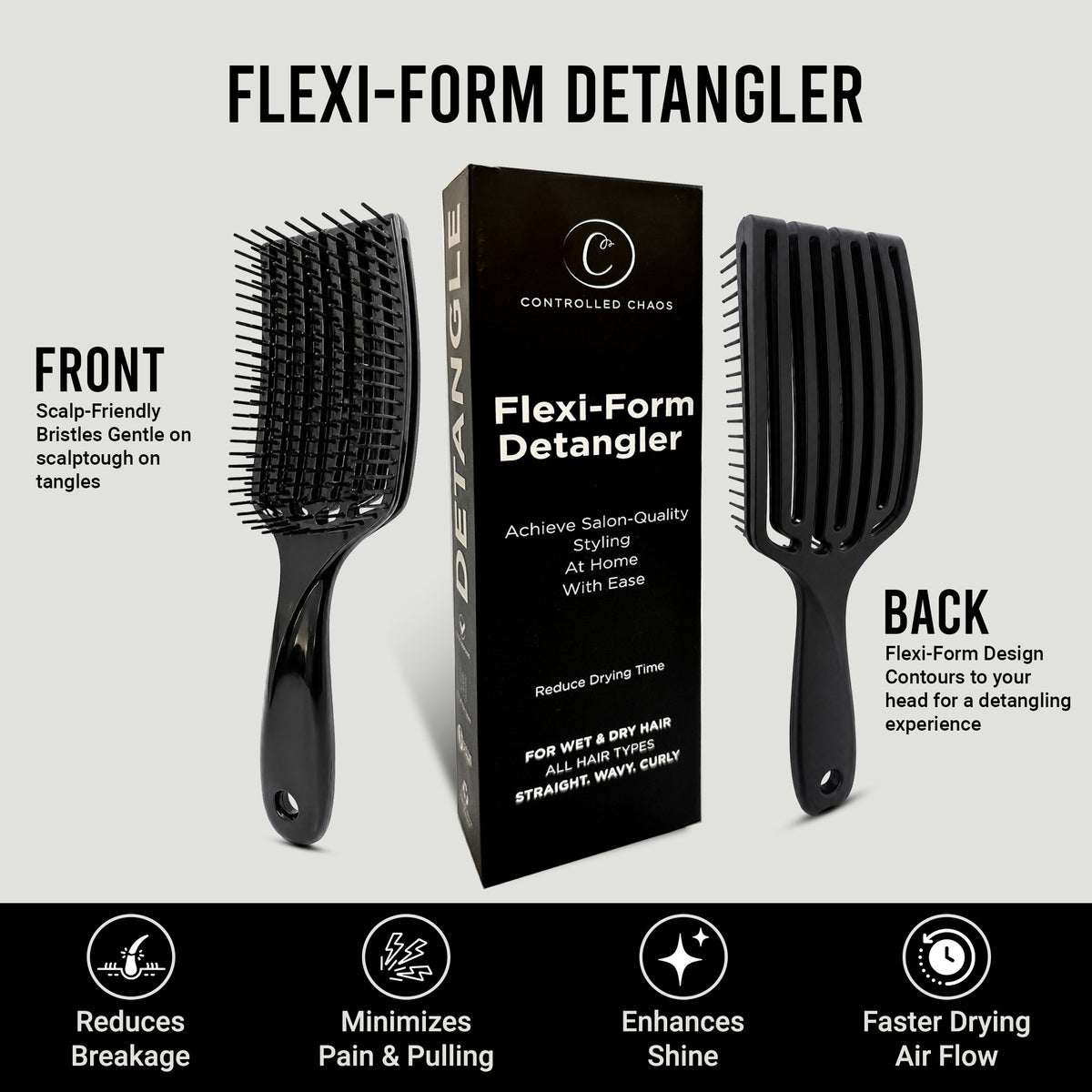 Detangling Flexi Hair brush