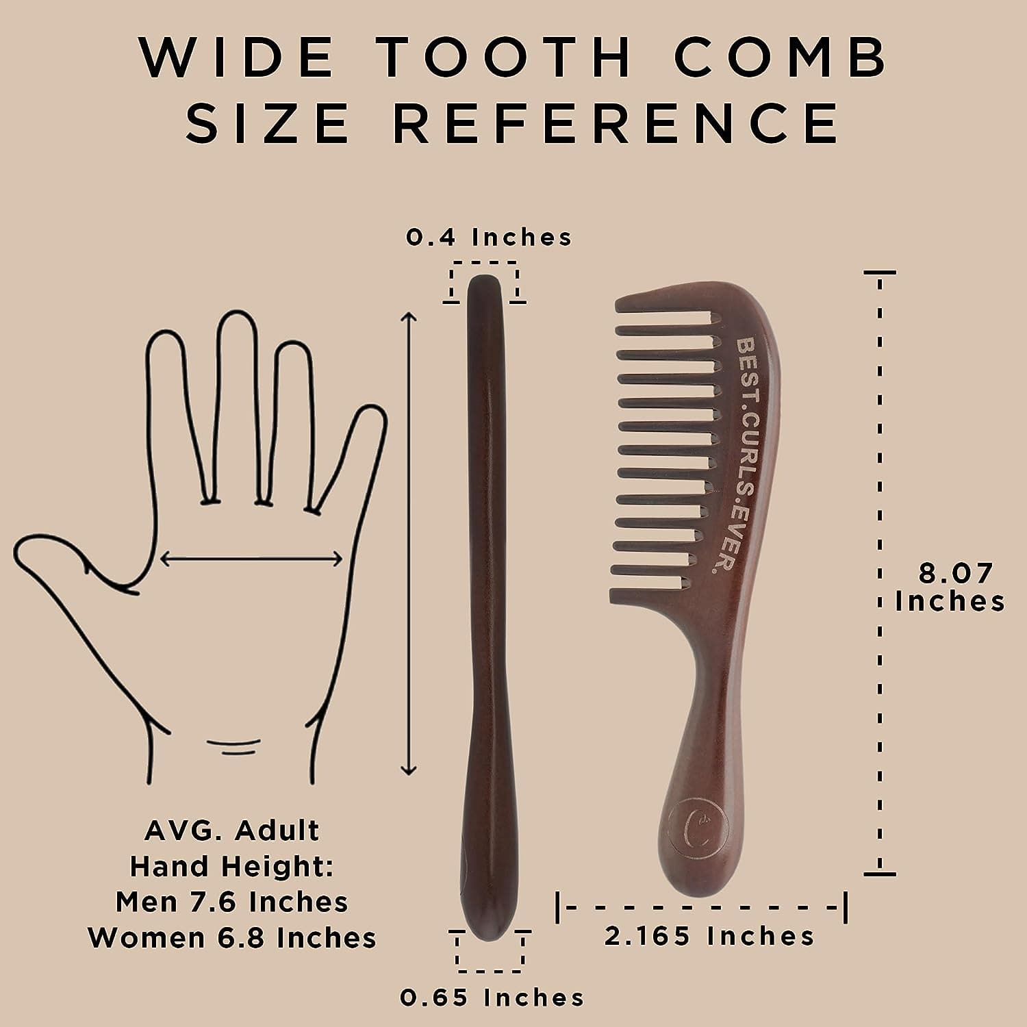 Tooth Comb size