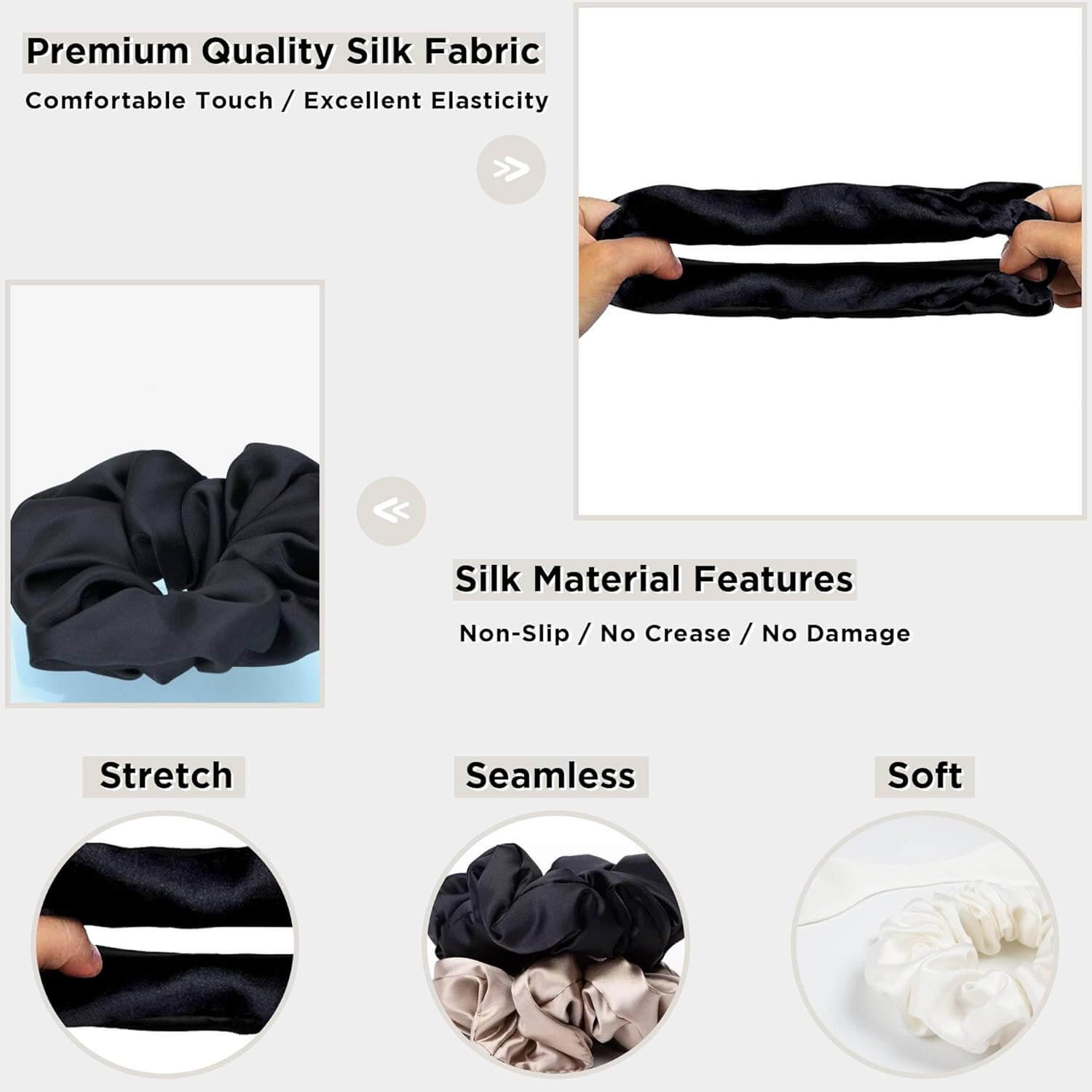 Silk Scrunchies