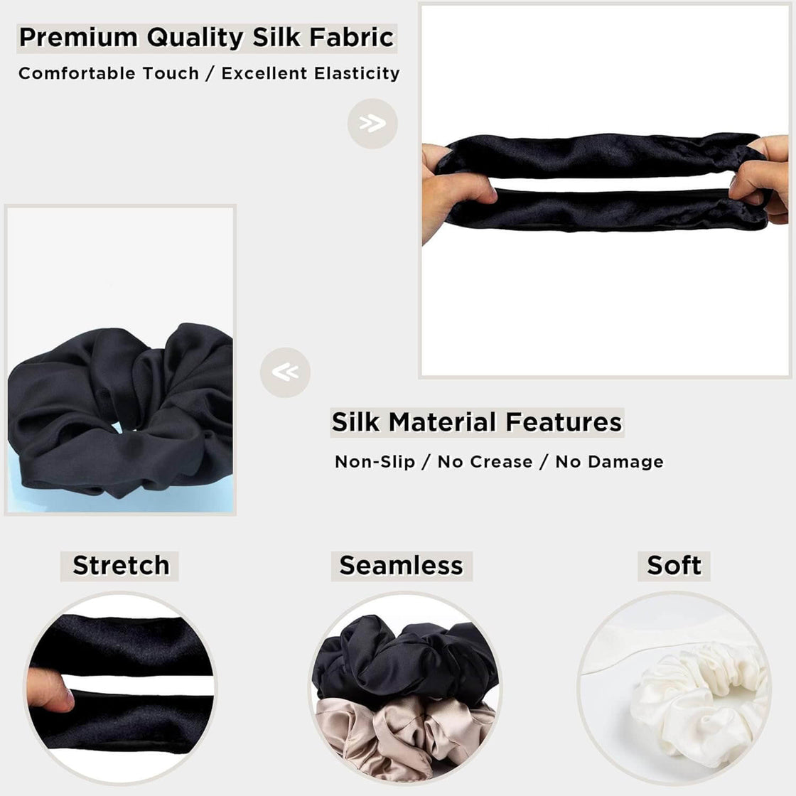 Silk Scrunchies