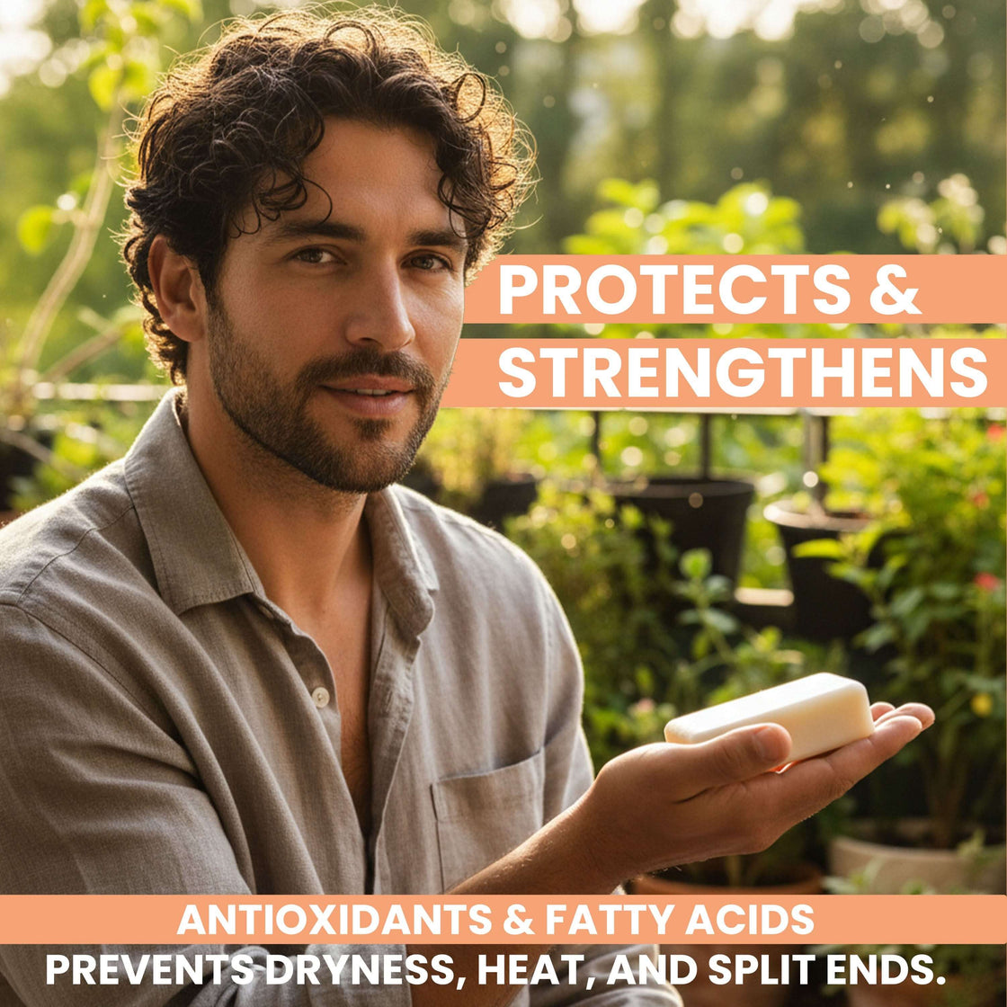 Fragrance-Free Shampoo Bar for Curly Hair, For Men but Loved By All