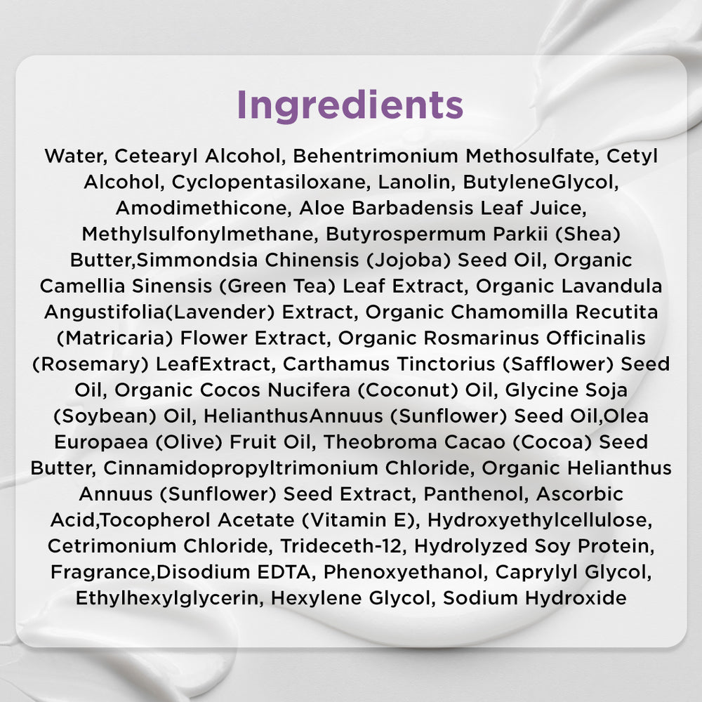 Full ingredient list image 1