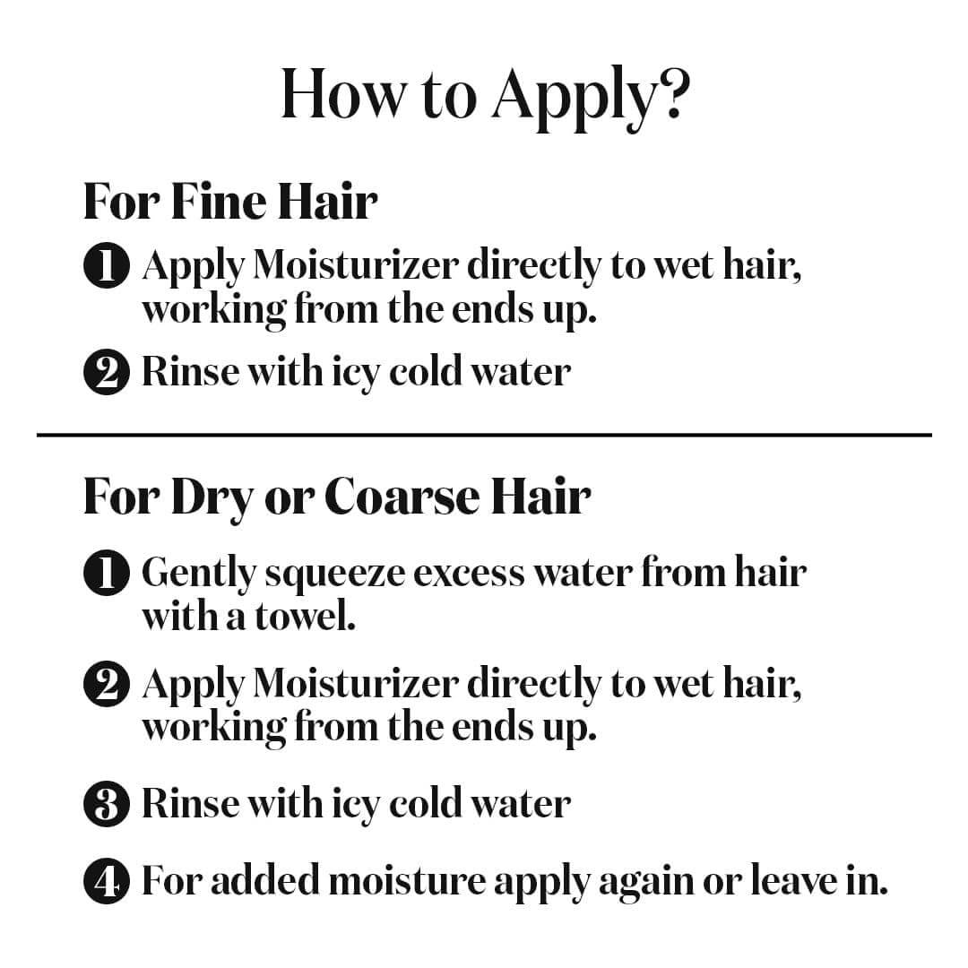 Dry or Coarse Hair Moisturizer