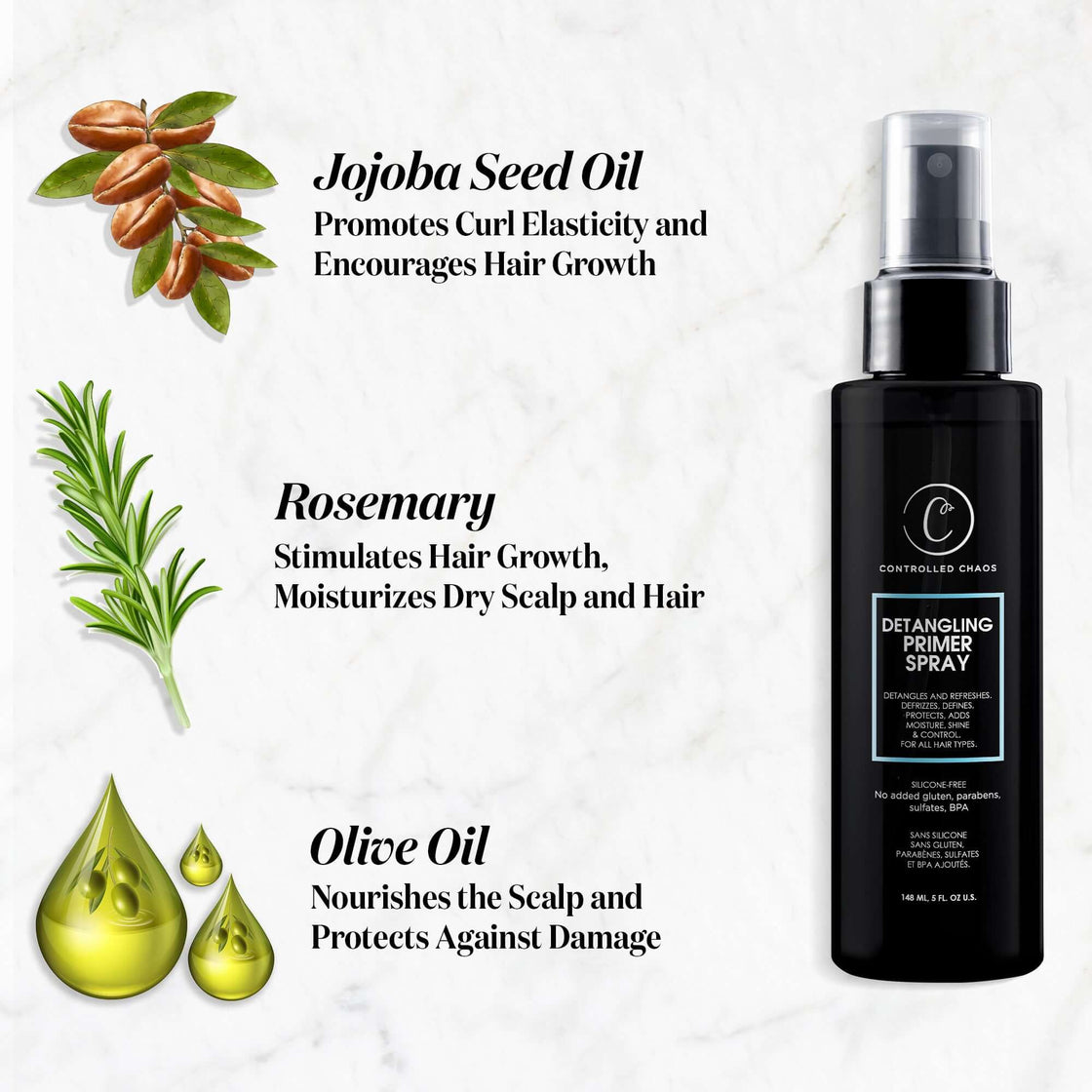 Detangling Primer Spray 5 oz