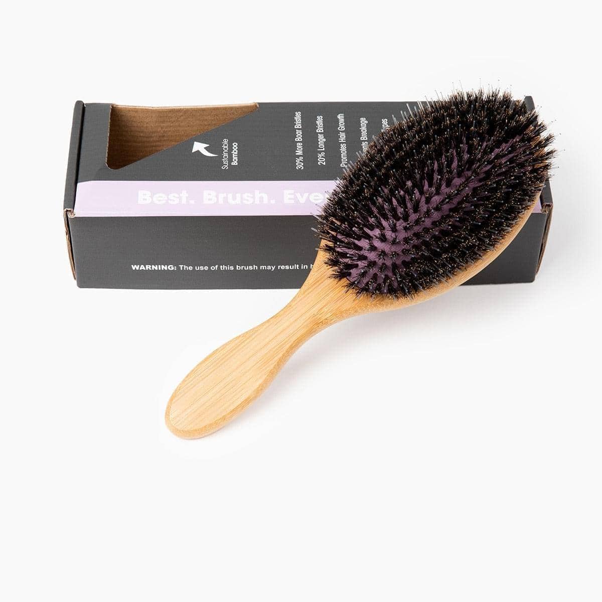 Bamboo Bristle Hairbrush